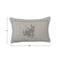 Hello Honey® Botanical Embroidery with French Knots Cotton & Linen Lumbar Pillow